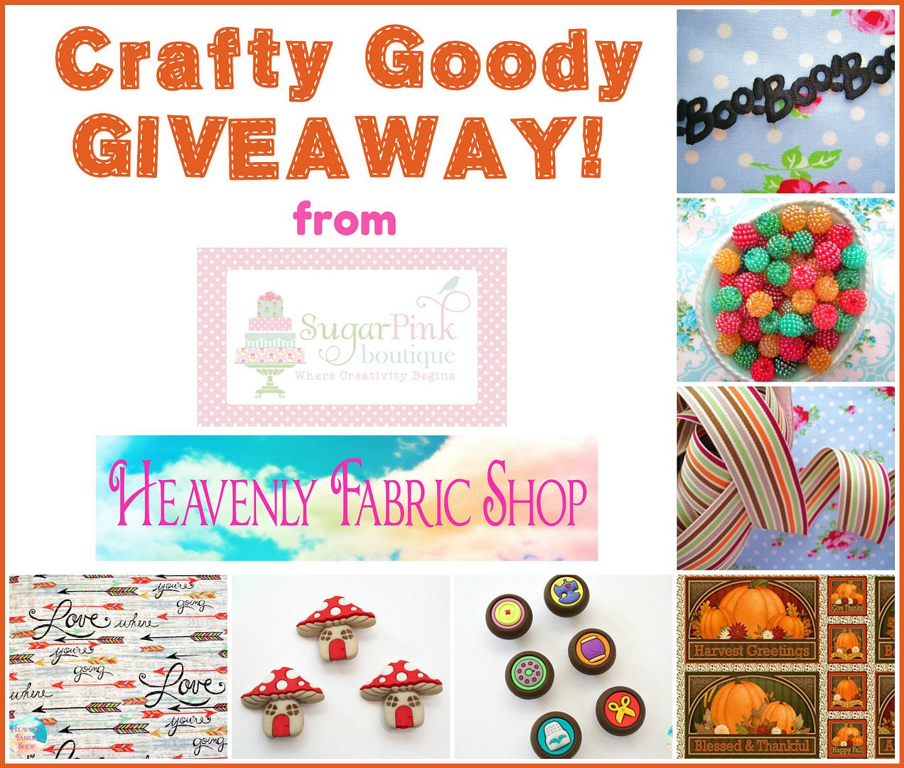 Sew Can Do Double Goody Giveaway Sugar Pink Boutique & Heavenly